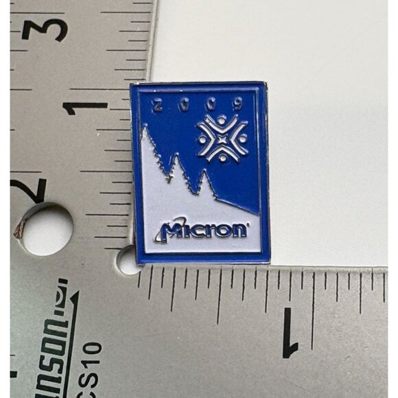 Micron 2009 Special Olympics Pin World Winter Games Idaho USA - Picture 2 of 4